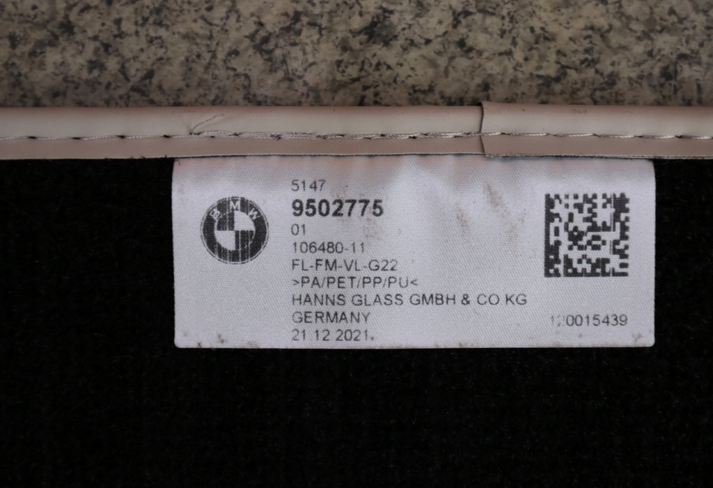 фото №9, Bmw 4 g22 оригинальные коврики велюровые europa комплект 9502775