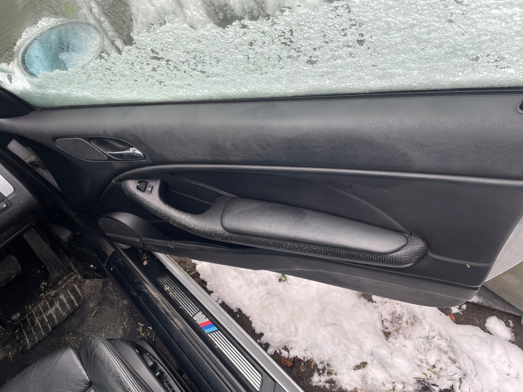 фото №7, Сиденья заднее сиденье обшивки bmw e46 coupe sportsize m набор кожа czarna bdb состояние