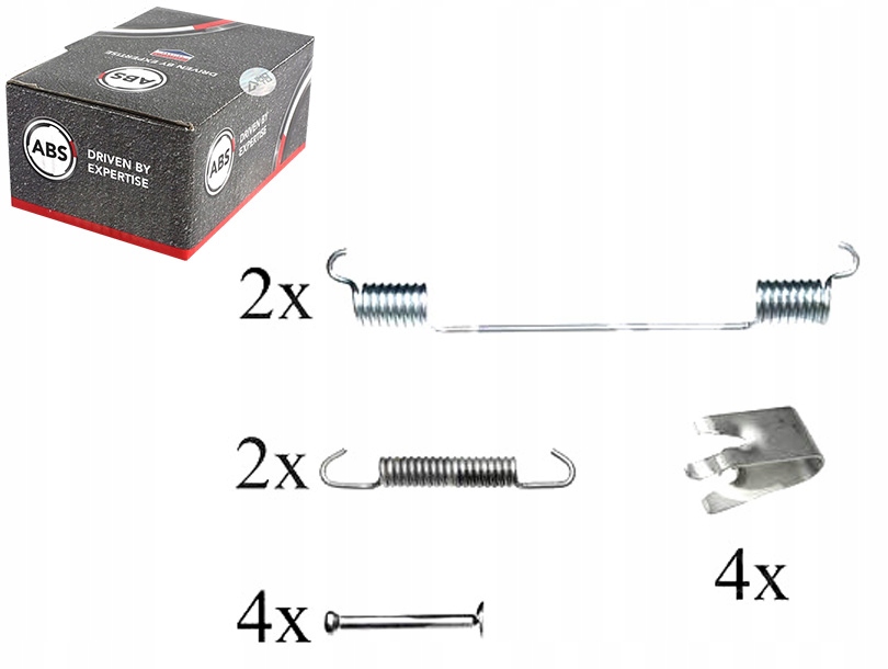 фото №1, A.b.s. 0814q набір додаткових, гальмівні колодки гальмівні