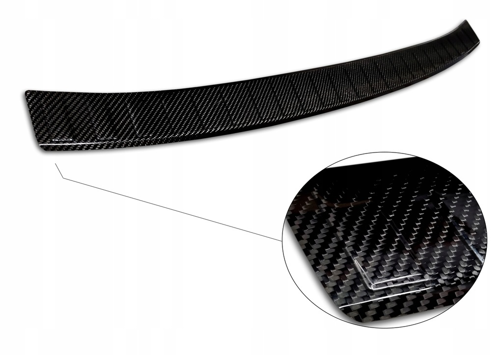 фото №9, Mazda mx-30 2020- накладка na бампер карбон fiber