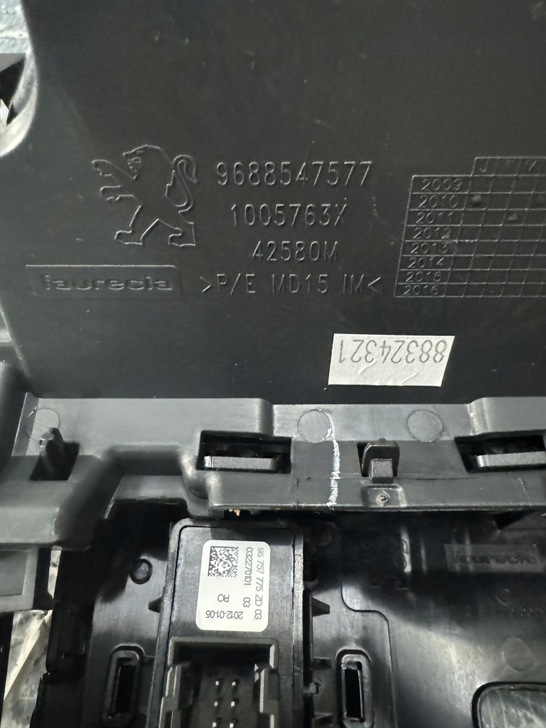 фото №12, Рамка панель керування peugeot 508 9688547577