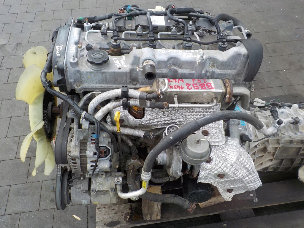 фото №11, Ford ranger ii 07r 2.5 tdci 143km двигун wl-c kompletny пробіг 120 tys km