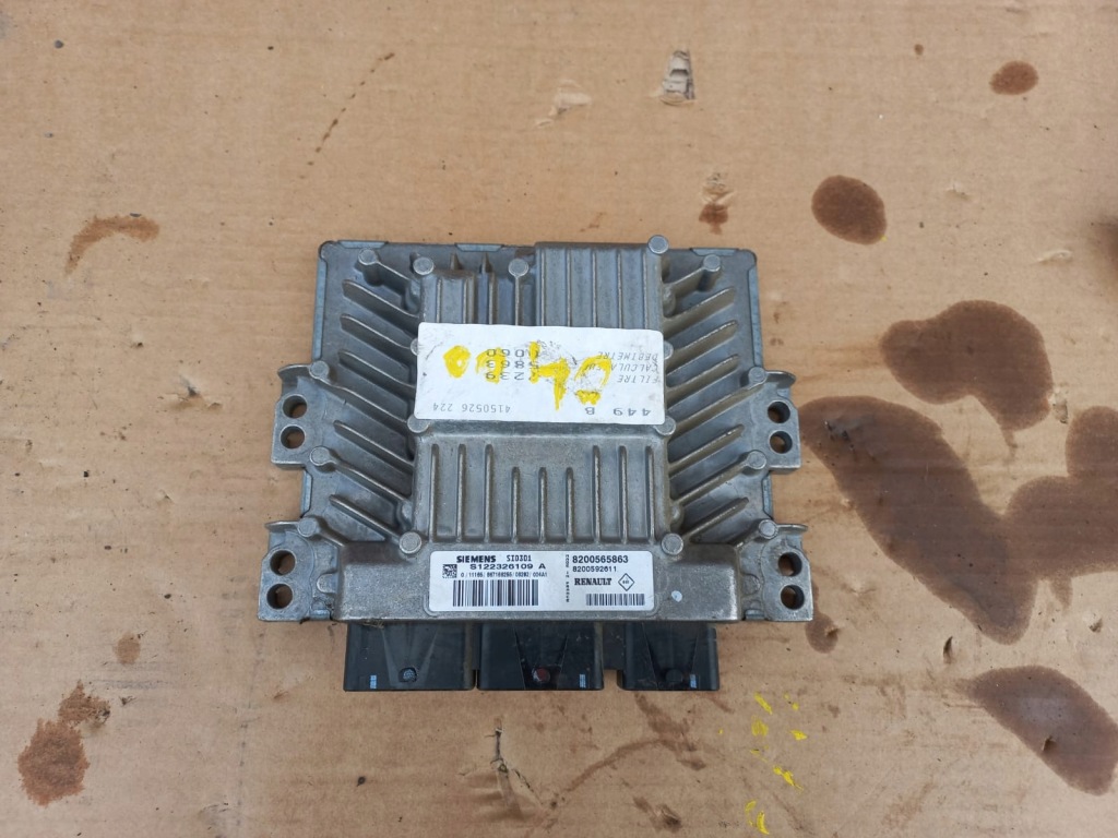 фото №1, Renault блок управления двигателя sid301 s122326109a