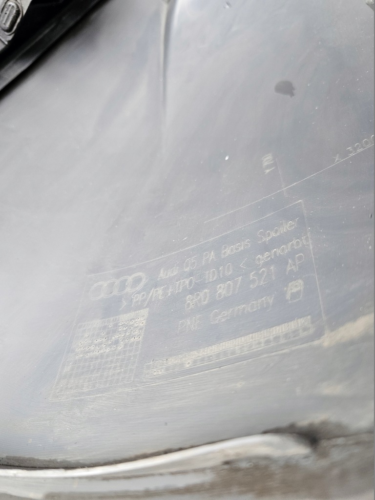 фото №16, Audi q5 8r0 бампер задній задня pod pdc 8r0807511