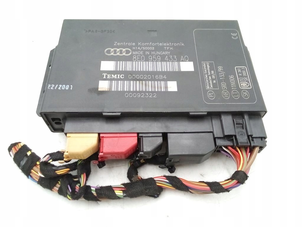фото №1, Audi a4 b6 модуль комфорта 8e0959433aq