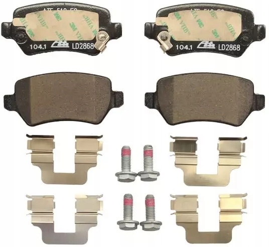 фото №1, Ate керамический тормозные колодки задняя opel astra g h gtc