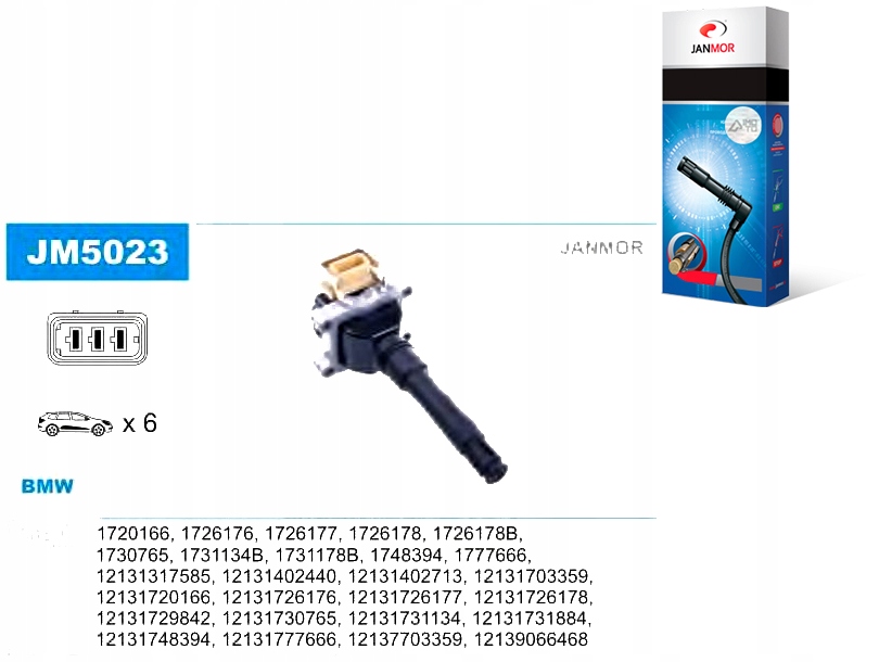 фото №1, Котушка запалювання janmor