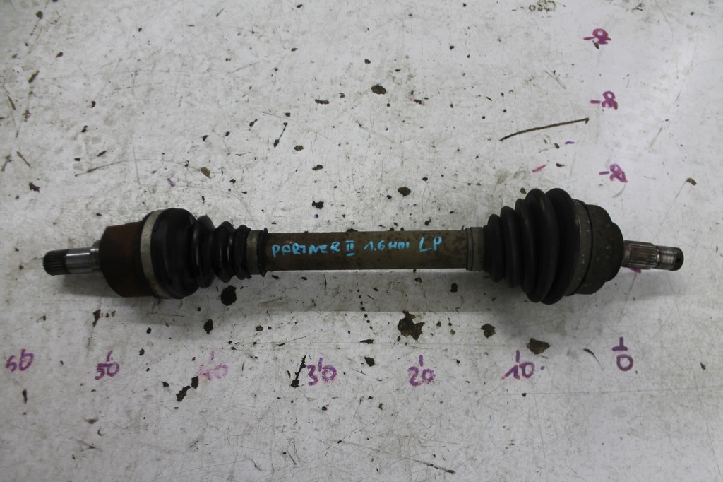 фото №1, Привідний вал лівий перед ліва передня berlingo ii partner ii 1.6 hdi 08-12