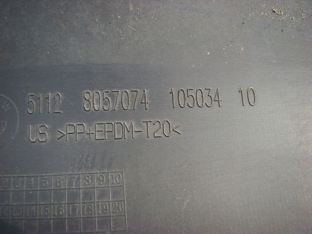 фото №7, Bmw f16 m-sport накладка диффузор бампера