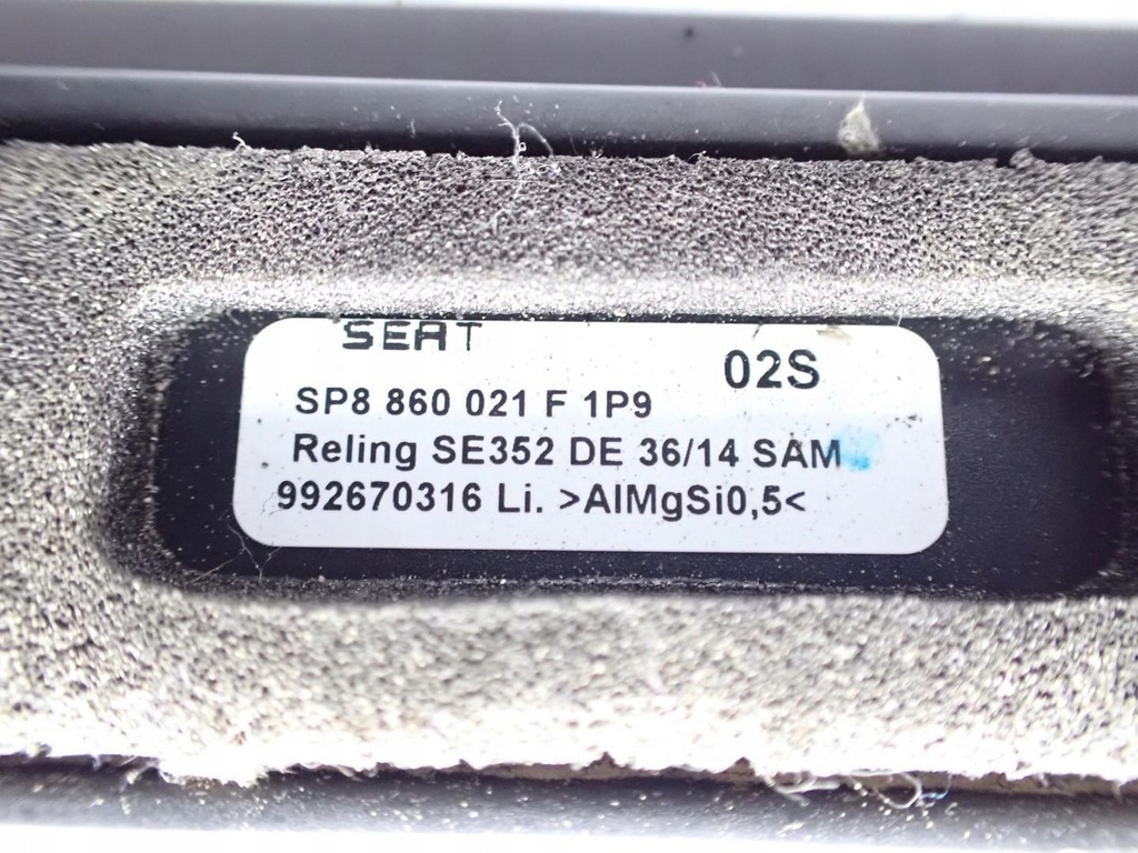 фото №9, Рейлінги дахові комплект оригінал sp8860021f sp8860022f seat altea xl 14r