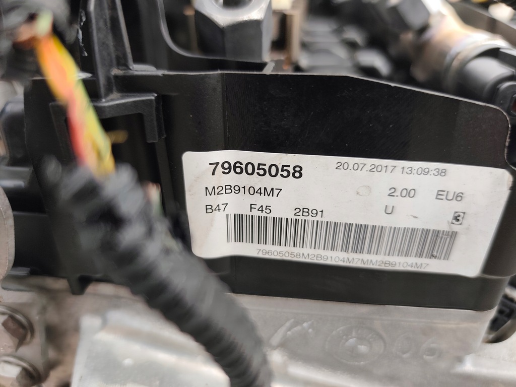 фото №7, Bmw f45 f48 f39 двигун b37d15a 1.8d 150 km kompletny