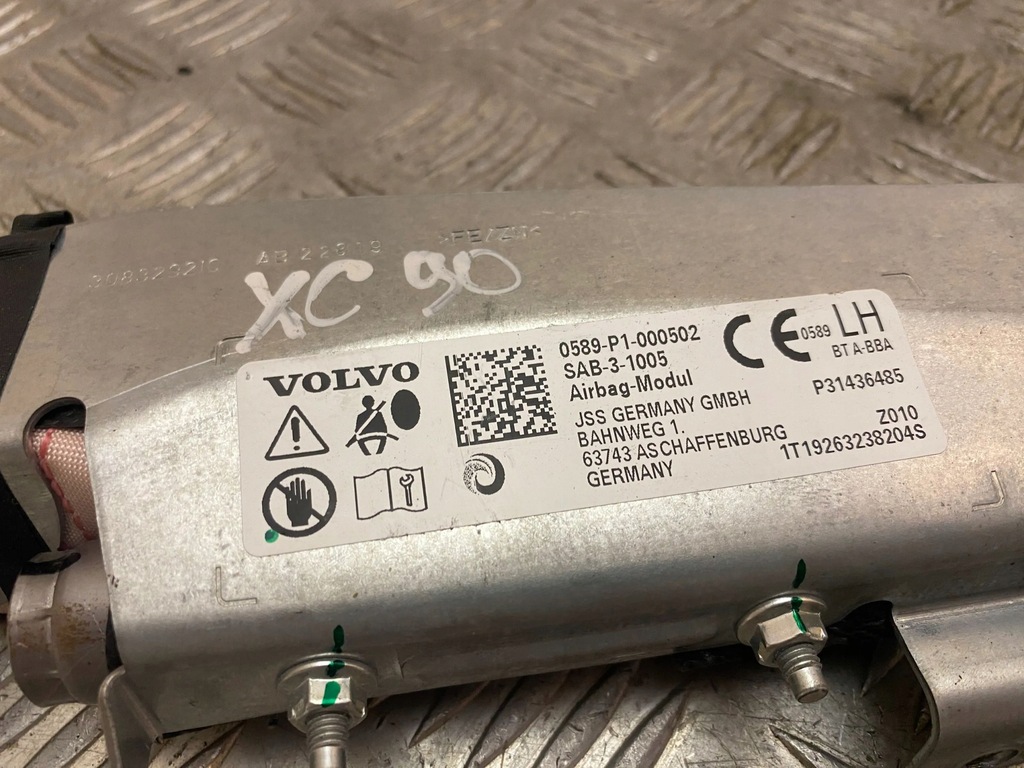 фото №6, Volvo xc90 подушка повітряна подушка безпеки сидіння