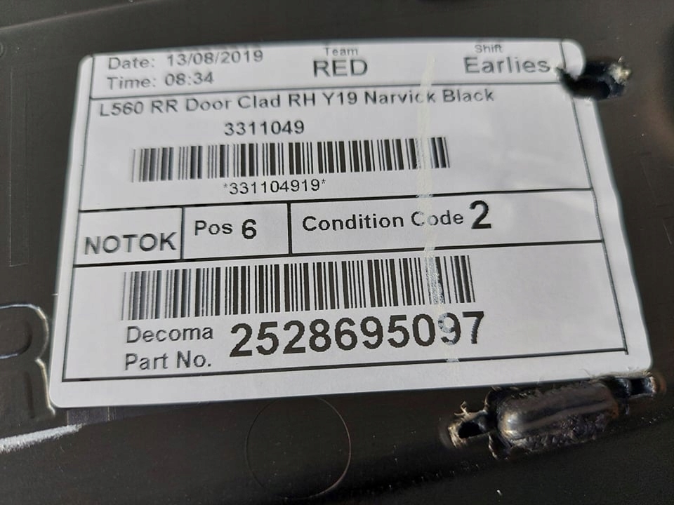 фото №6, Land rover оригинальный номер j8a2-274a48-b молдинг дверь