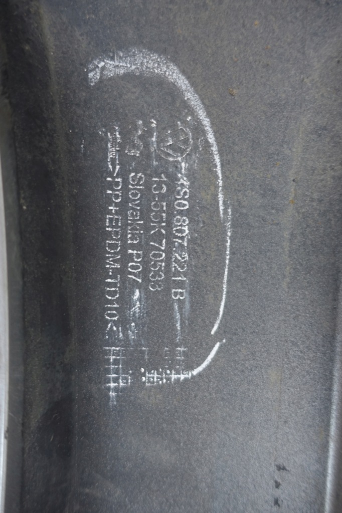 фото №11, Volkswagen vw up 1s 2011-2016 бампер перед передний 1s0807221b