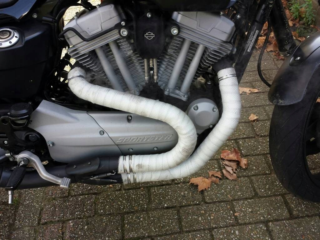 фото №7, Бандаж защита лента тепловая термоизоляция коллектор выхлоп 10m