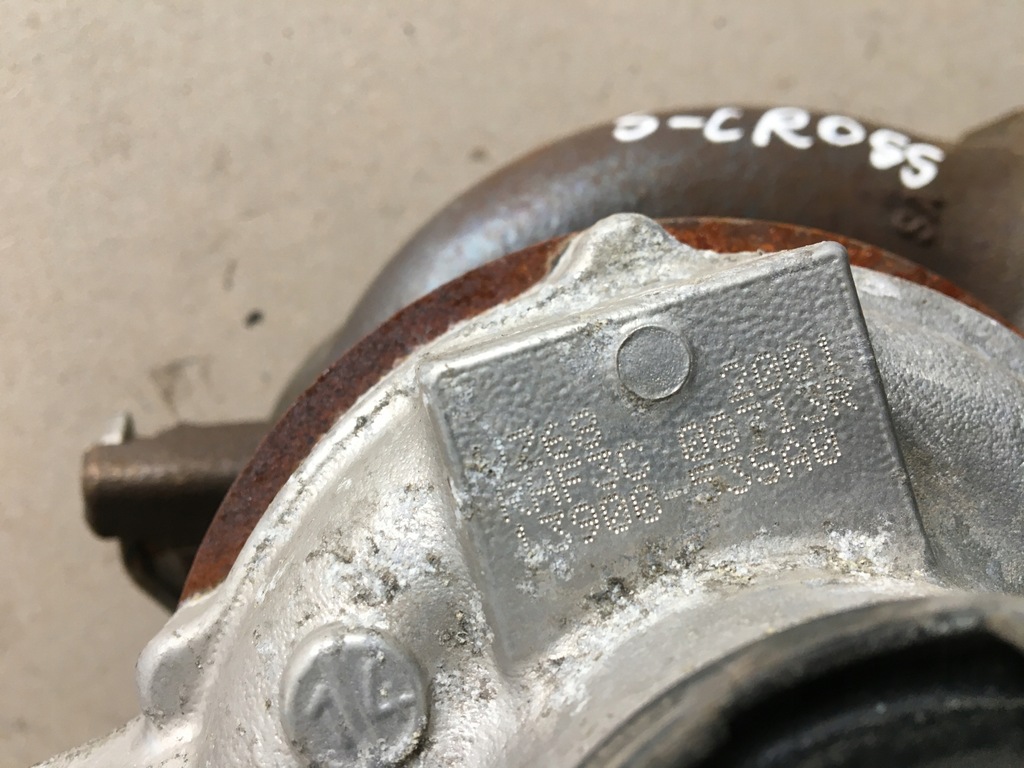 фото №7, S-cross sx4 16- lift турбіна турбонагнітач 1.4 hybrid k14d 13900-53sa0