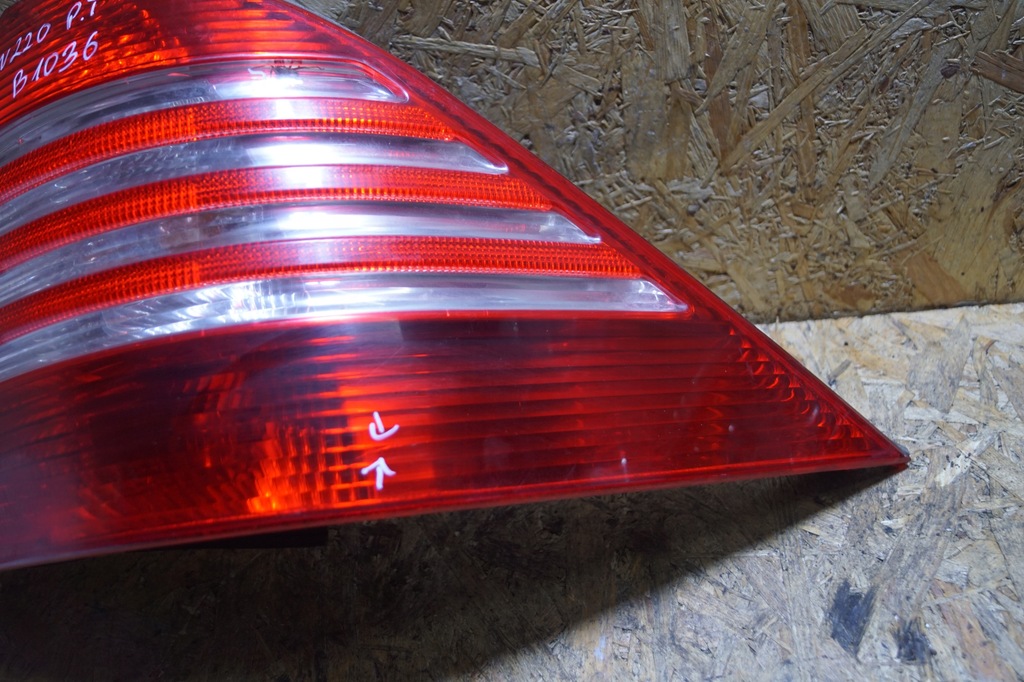 фото №10, Mercedes w220 s-klasa лампа правая задняя