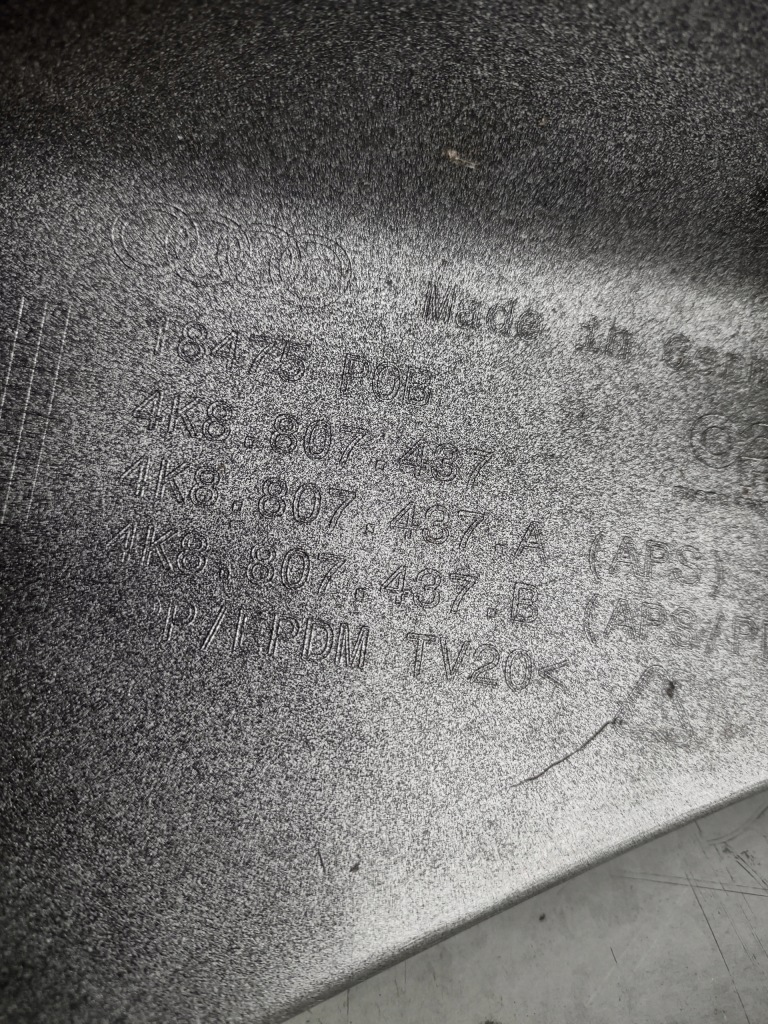 Бампер перед audi a7 c8 4k8 18- pdc+spr в Украине