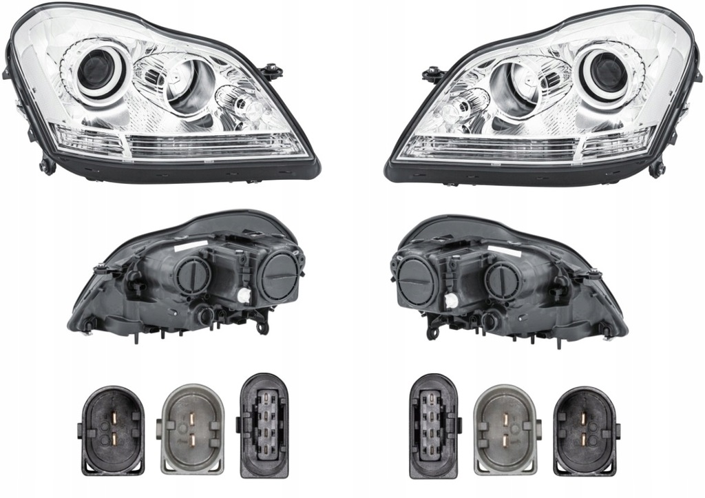 фото №1, Фара mercedes gl klasa x164 06- hella l+p