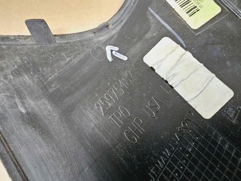 фото №6, Opel ampera заглушка бампера левый перед левая передняя решётка радиатора 25975482