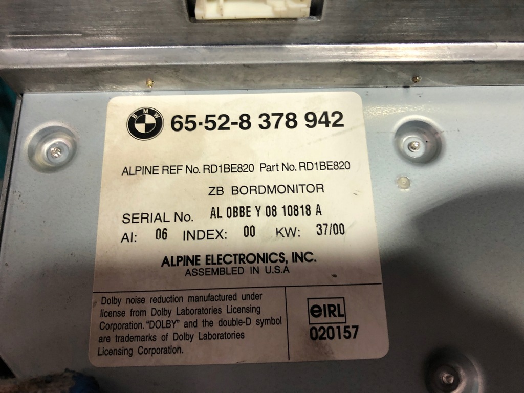 фото №4, Bmw x5 e53 радіо монітор дисплей 8378942