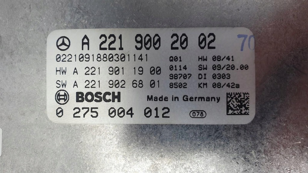 фото №4, Модуль a2219002002 mercedes s - klasa w221