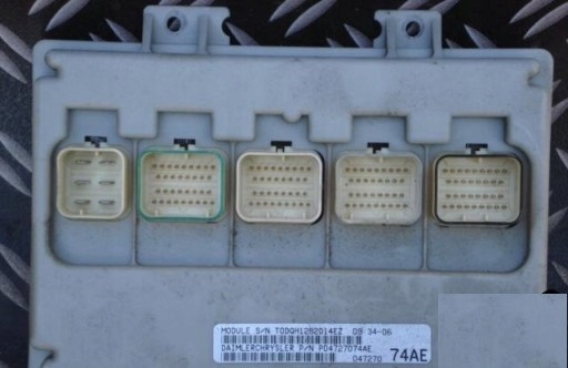фото №1, Chrysler grand voyager 2.5 01- бортовий комп'ютер модуль