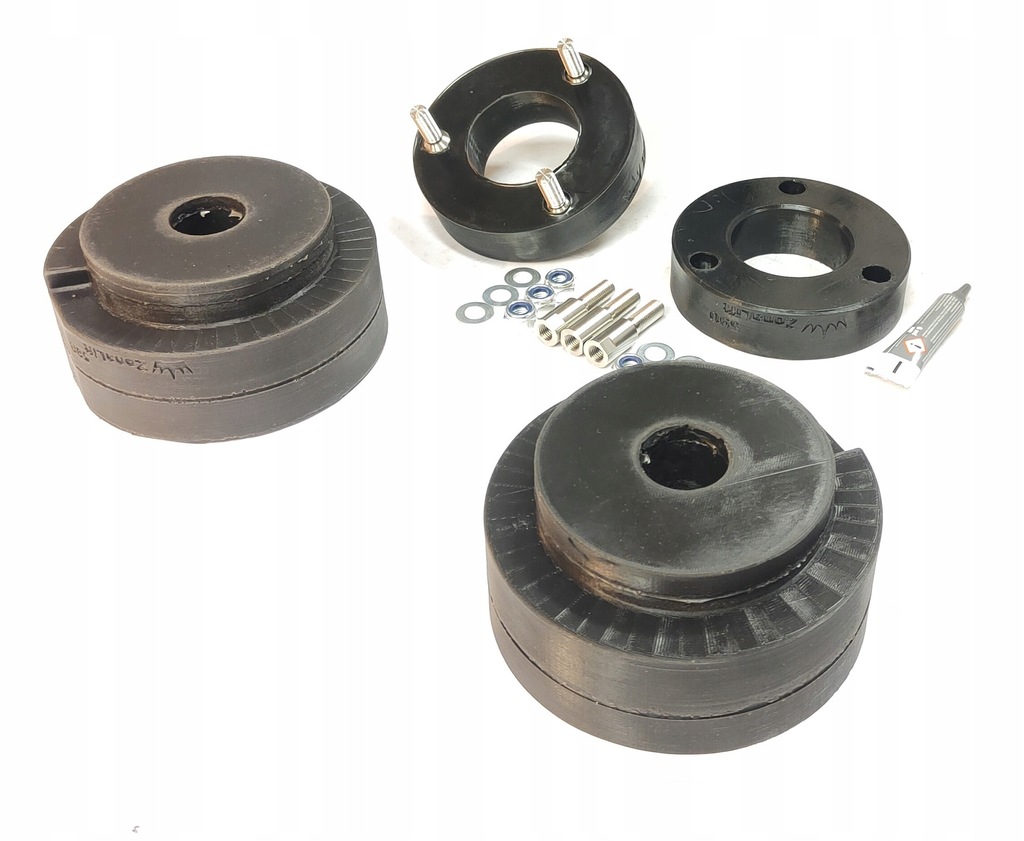 фото №12, Kia sorento 1 2007r - 2009r прокладки pod пружини перед / задня lift + 50mm