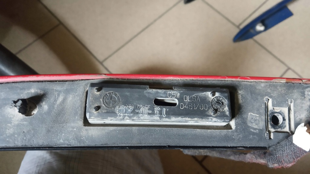 фото №6, Накладка молдинг хром мікровимикач кришки mini one cooper r52 kabriolet czerwona