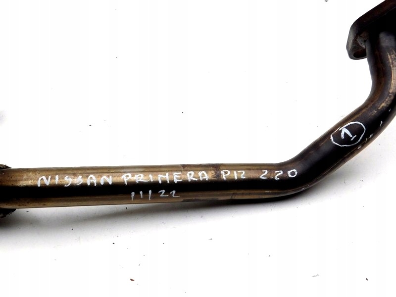 фото №6, 11/22 nissan primera p12 2.2dci трубка шланг egr1