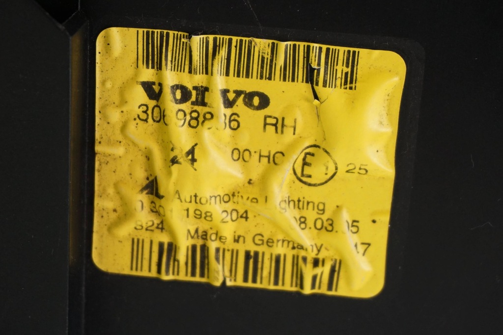 фото №10, Лампа передняя правая volvo v50 30698886rh