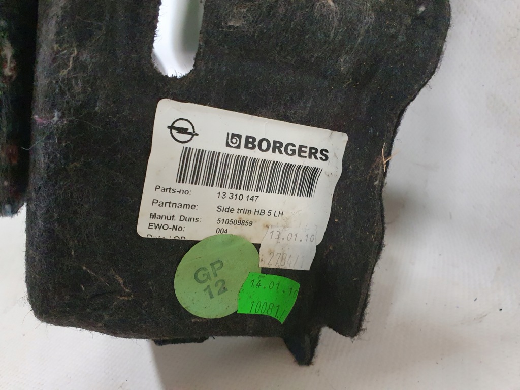 фото №7, Opel astra j hb обивка багажника обшивка левый