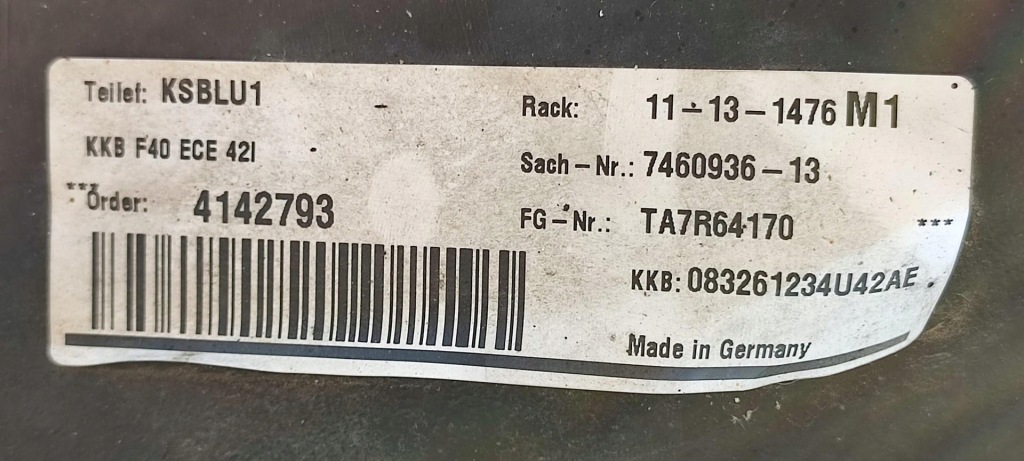Bmw f44 218i бак топлива 7460936 7300472 Недорого