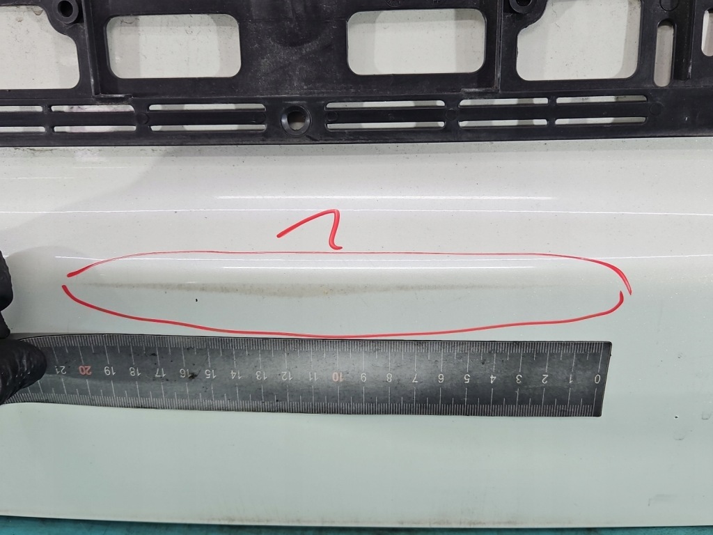 фото №5, Крышка багажника задняя борт нижняя renault koleos i 08-11 белый teqxa