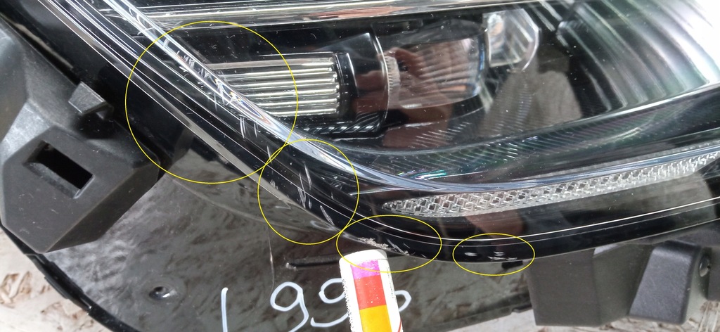 фото №9, Kia ev6 ev-6 21- лампа фара правий перед full led 92102-cv1 europa оригінальний номер