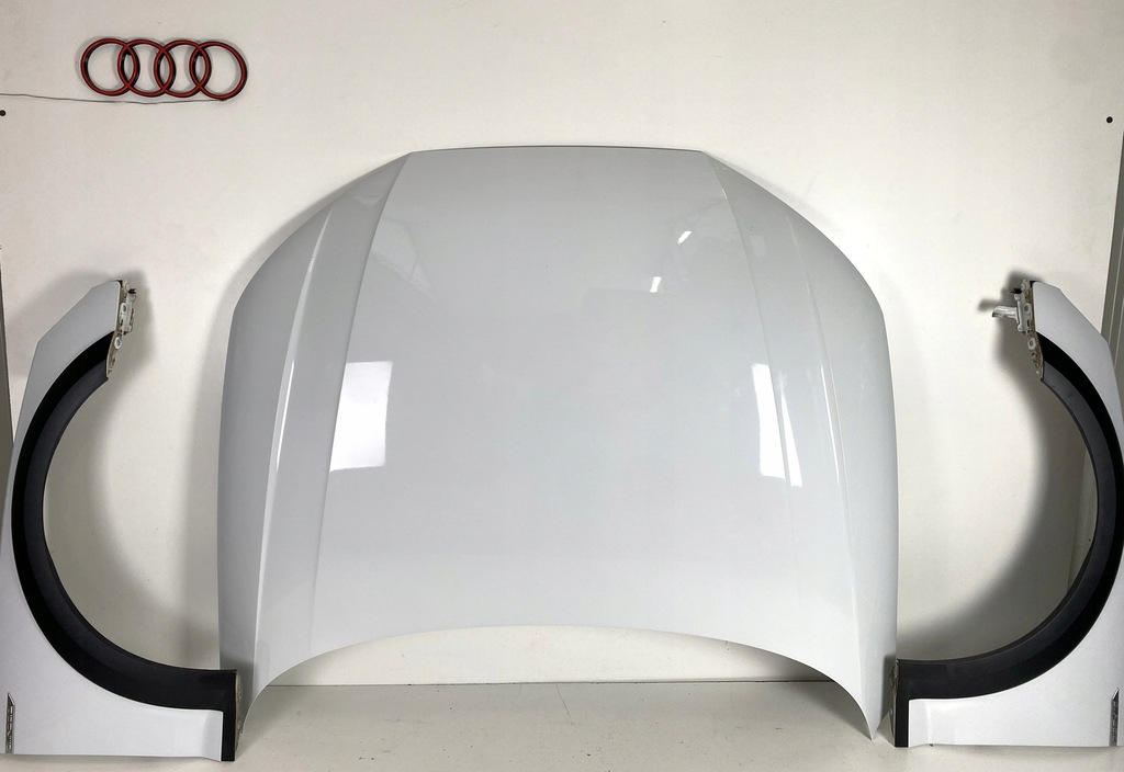 фото №13, Audi a4 b9 allroad бампер капот pas лампы matrix перед комплект белый ls9r