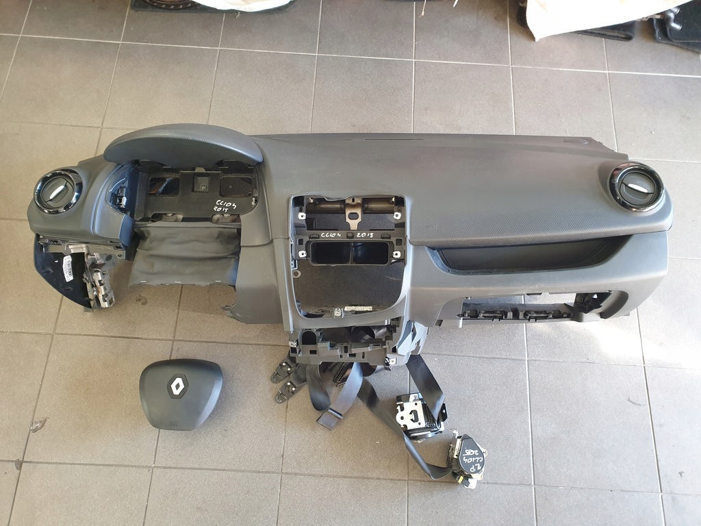 фото №11, Приборная панель приборная подушки безопасности renault clio 4 iv 2014-