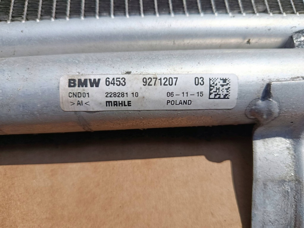 фото №11, Конденсатор радиатор кондиционера bmw x1 f48 2.0 дизель