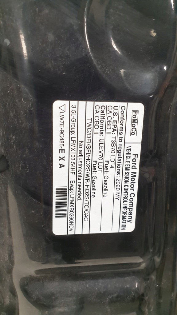 фото №11, Ford expedition mk4 iv 2017-2024 капот крышка двигателя