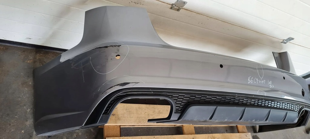 фото №9, S6 c7 4g lift бампер задняя задний диффузор накладка 4g5807067k