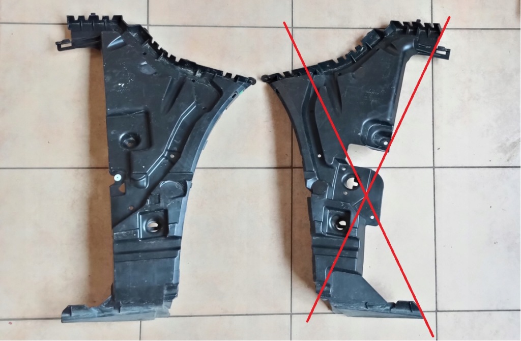 фото №1, Volvo xc60 ii направляющая кронштейн бампера задняя заднего