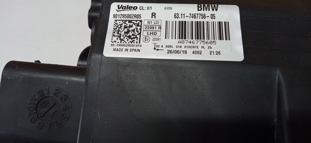 фото №13, Bmw i3 i 3 лампа права перед передня full led адаптивний eu 6311746775605