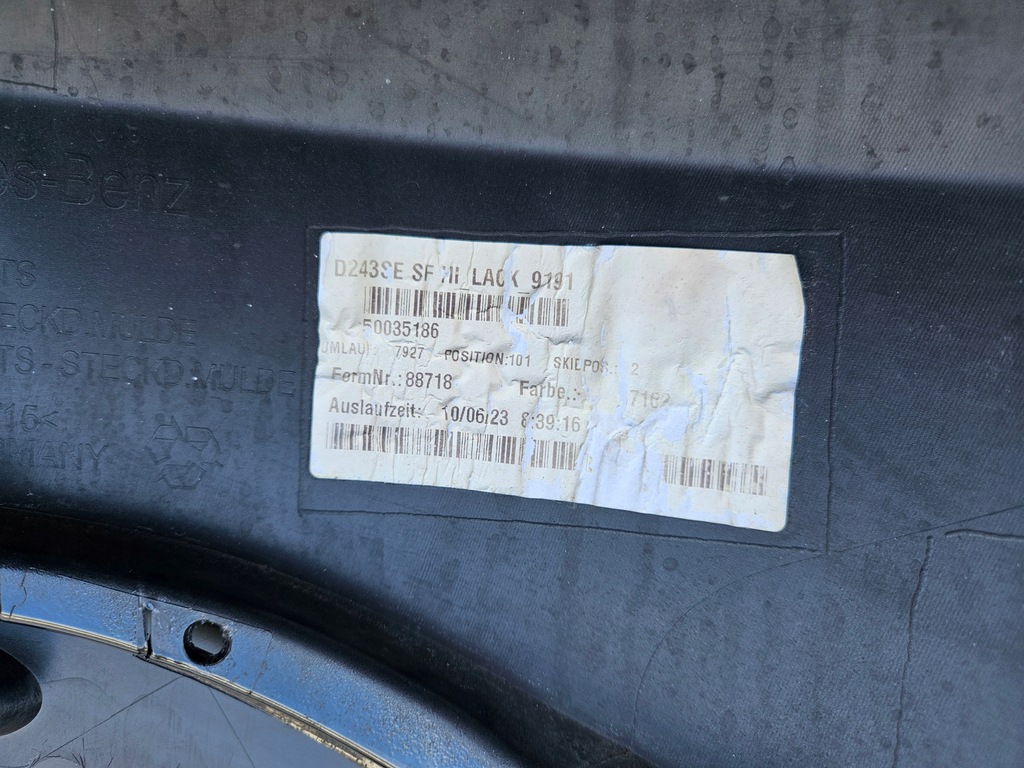 фото №10, Mercedes glb 247 w247 x247 бампер задняя 6xpdc цвет 191