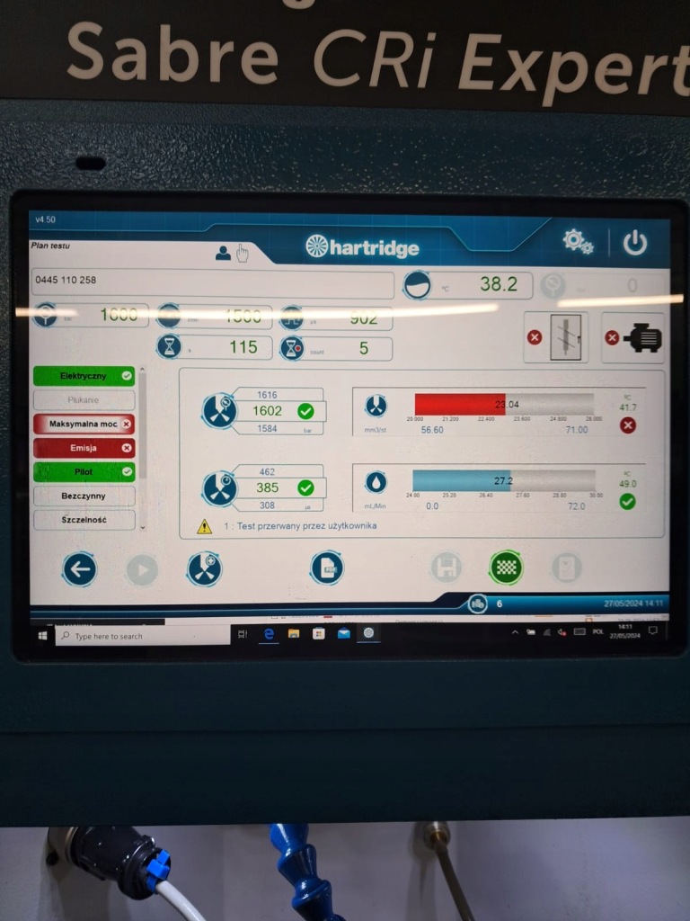 фото №1, Sprawdzenie форсунок bosch delphi denso siemens