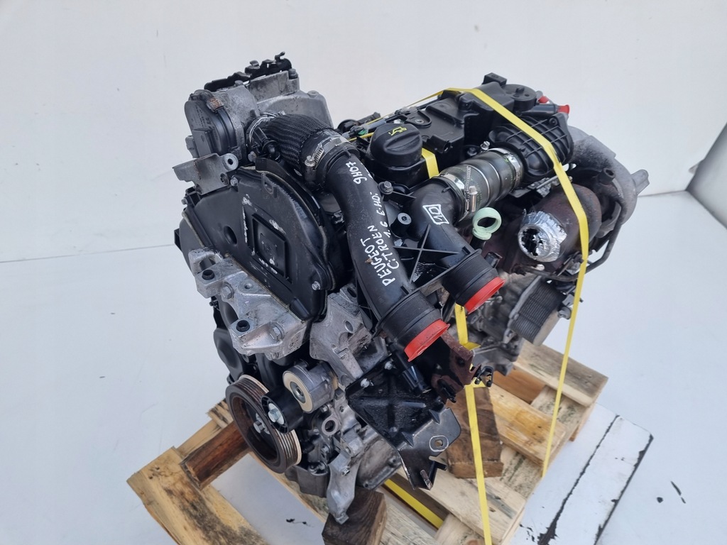 фото №11, Двигатель комплект fiat scudo ii 1.6 hdi mj m-jet multijet 90km 125tyś 9hm 9h07