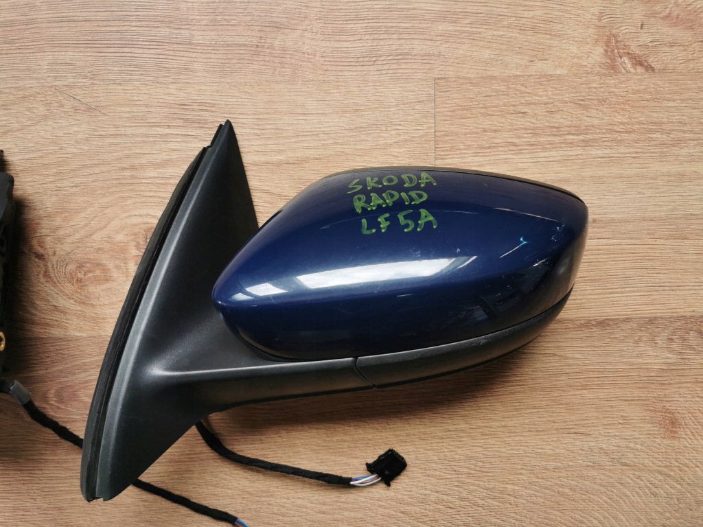 фото №4, Skoda rapid дзеркало ліва 5 pin anglik
