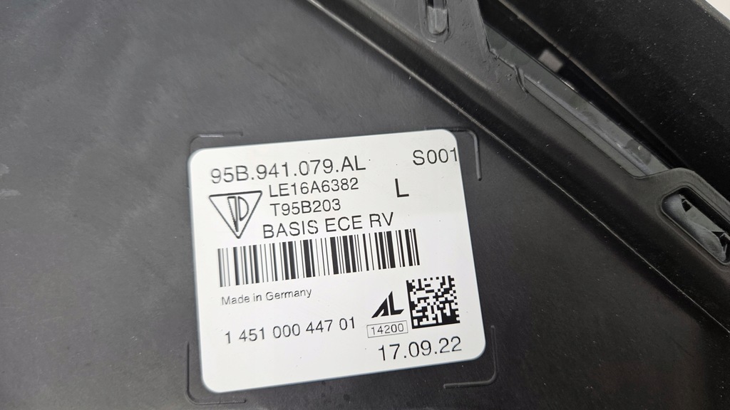 фото №12, Лампа перед передняя левая porsche macan lift full led 95b941079al