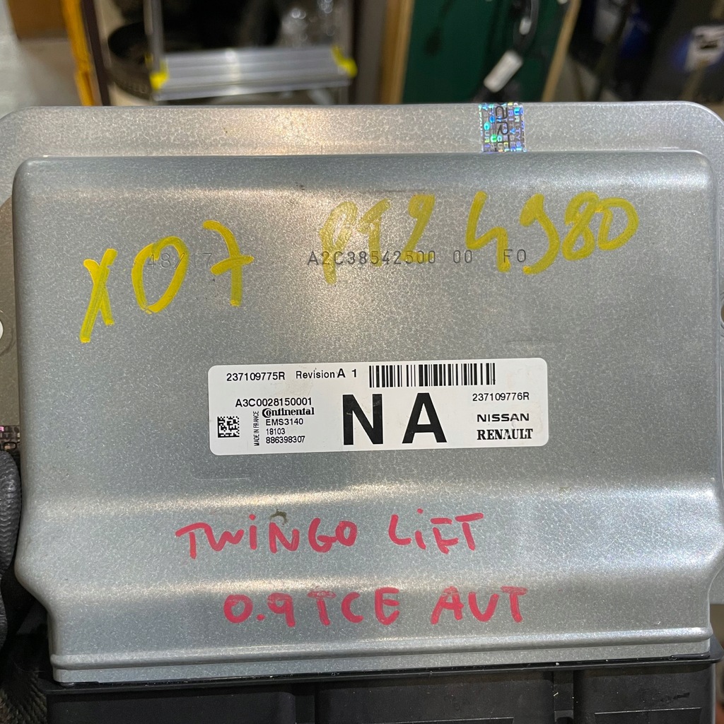 фото №1, Renault twingo iii 0.9 tce бортовий комп'ютер 237109775r