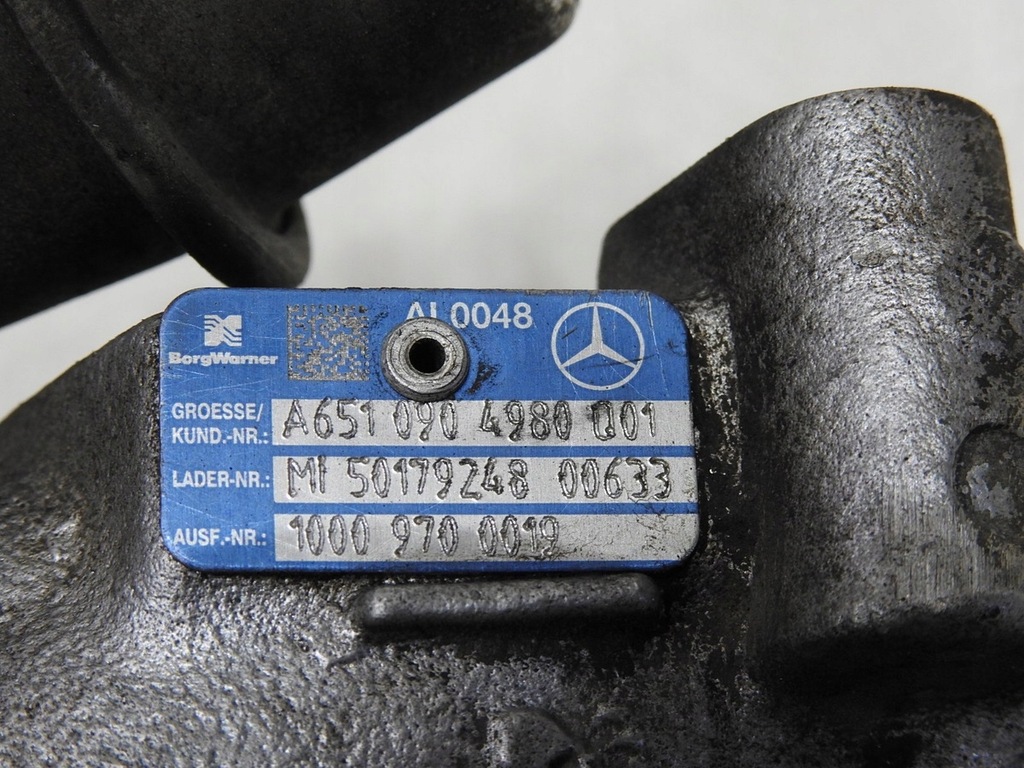 фото №12, Турбонагнітач турбіна mercedes w212 2.2 cdi