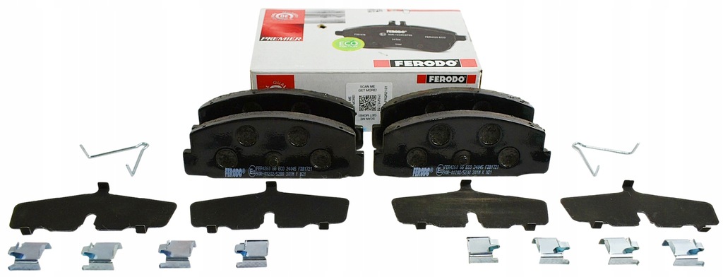 фото №1, Ferodo гальмівні колодки гальмівні задня mazda 323f ba bj 626 premacy rx-7 i ii